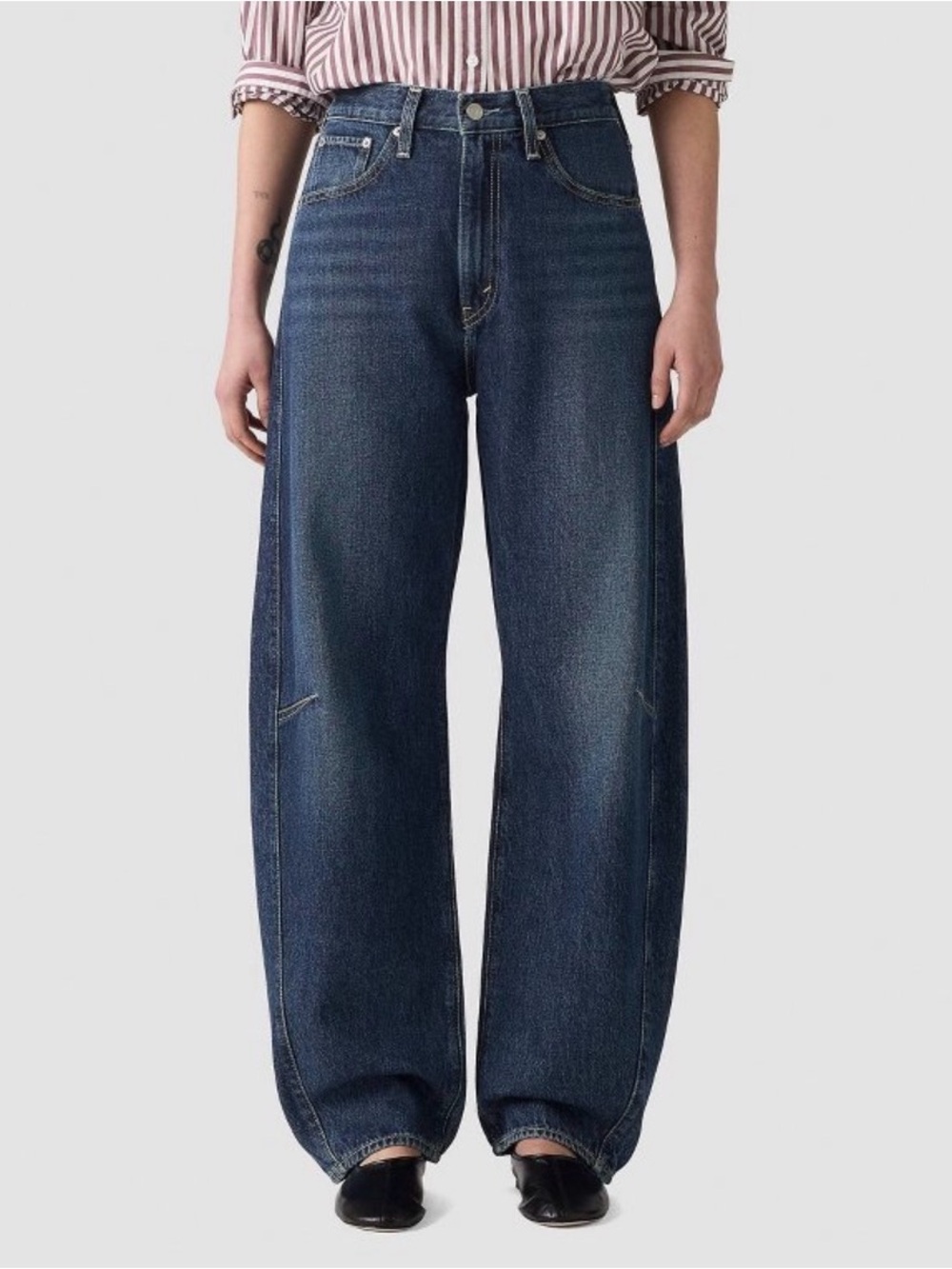 Levi's Wide-Leg Dark Indigo Jeans